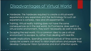 Virtual Worlds in Education