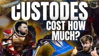 How much does a CUSTODES army ACTUALLY cost now? | Warhammer 40k