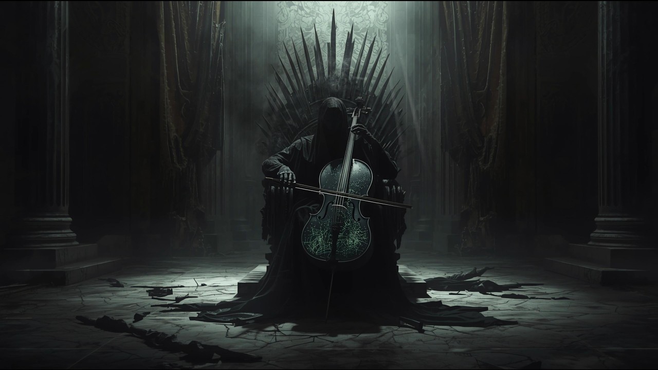 Midnight Shadows: Dark Academia Cello for Late Night Work & Solitude