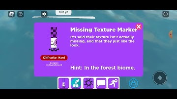 How to get Missing Texture Marker in FTM(Find The Markers)Roblox