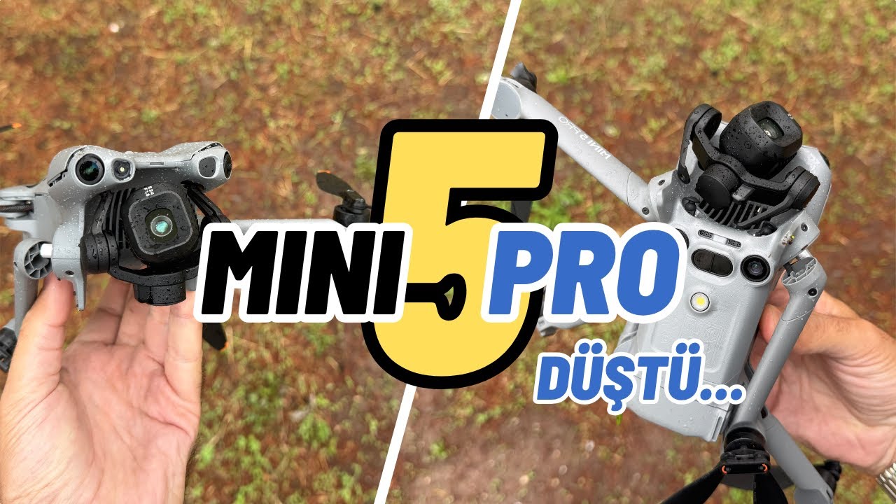 Uçuş sırasında çakıldı! 😵‍💫 DJI Mini 5 Pro Neden Düştü?