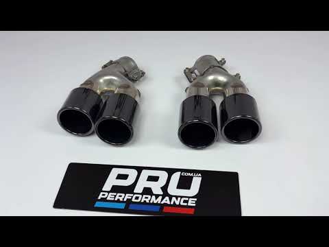 Насадки на вихлоп BMW 5 series G30 / G31 530і 540і 2017 M5 f90, видео 1