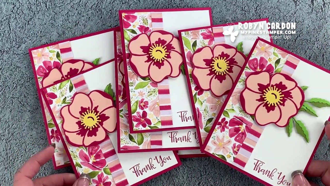 Stampin' Up! Peaceful Moments Card - Episode 746