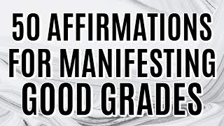 Affirmations to Manifest Good Grades | Law of Attraction for Students