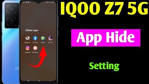 iqoo z7 5g app hide settings | iqoo z7 me app hide kaise kare | how to hide apps in iqoo z7 5g