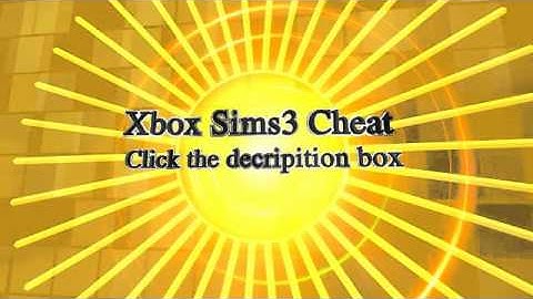 Xbox Sims3 Cheat uploaded from FliXpress.com