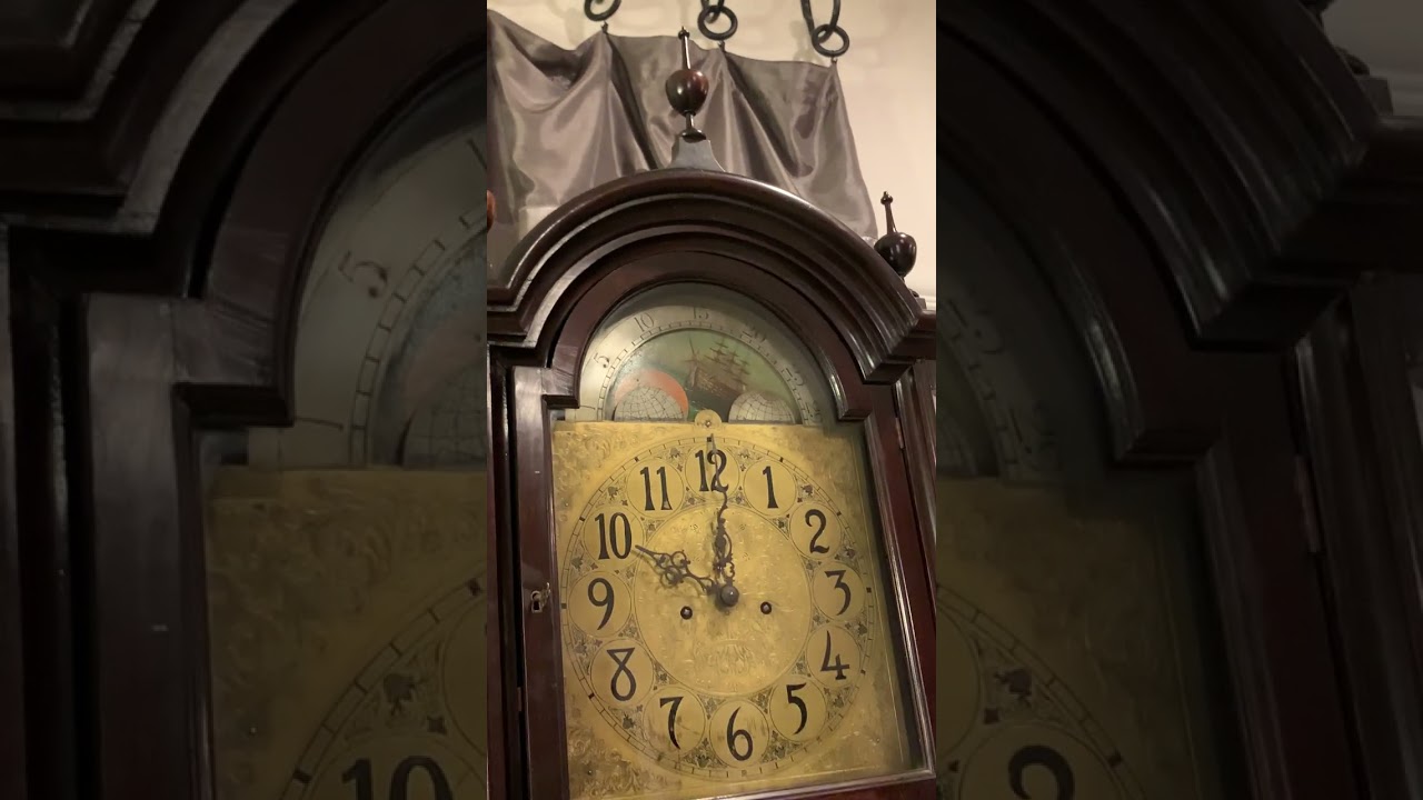 Antique Bawo & Dotter Elite tall case clock.