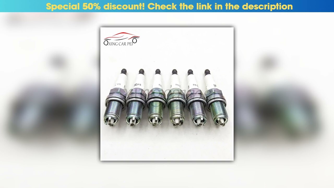 Review 6pcs BKR6EQUP 12120037607 Car Spark Plug for BMW E46 E39 E60 E61 E63 E64 E38 E83 E53 E36 E85