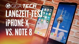 iPhone X vs. Samsung Galaxy Note 8 nach 4 Monaten – Langzeit-Vergleichstest (deutsch) – GIGA.DE screenshot 1