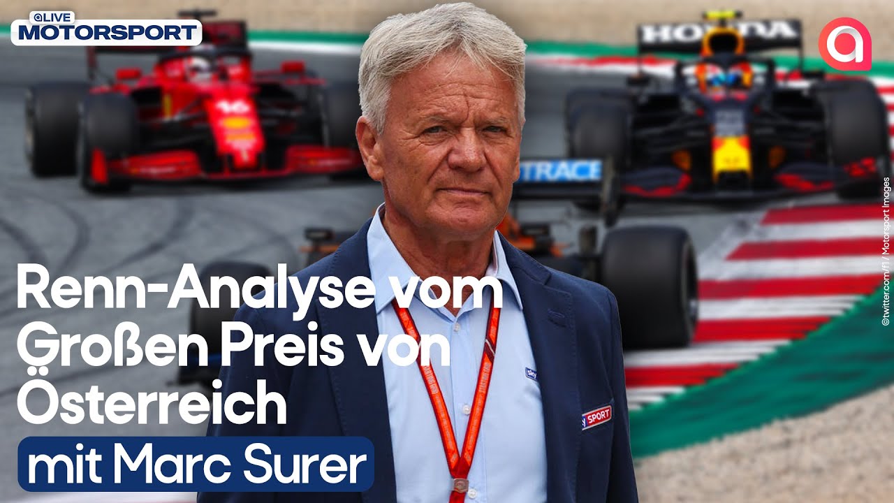 GP von Österreich 2021 F1-Analyse mit Marc Surer