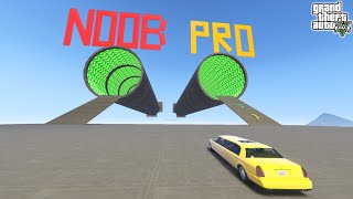 Noob vs Pro 955.955% IMPOSSIBLE Race Only Pro Players Can Win in GTA 5!