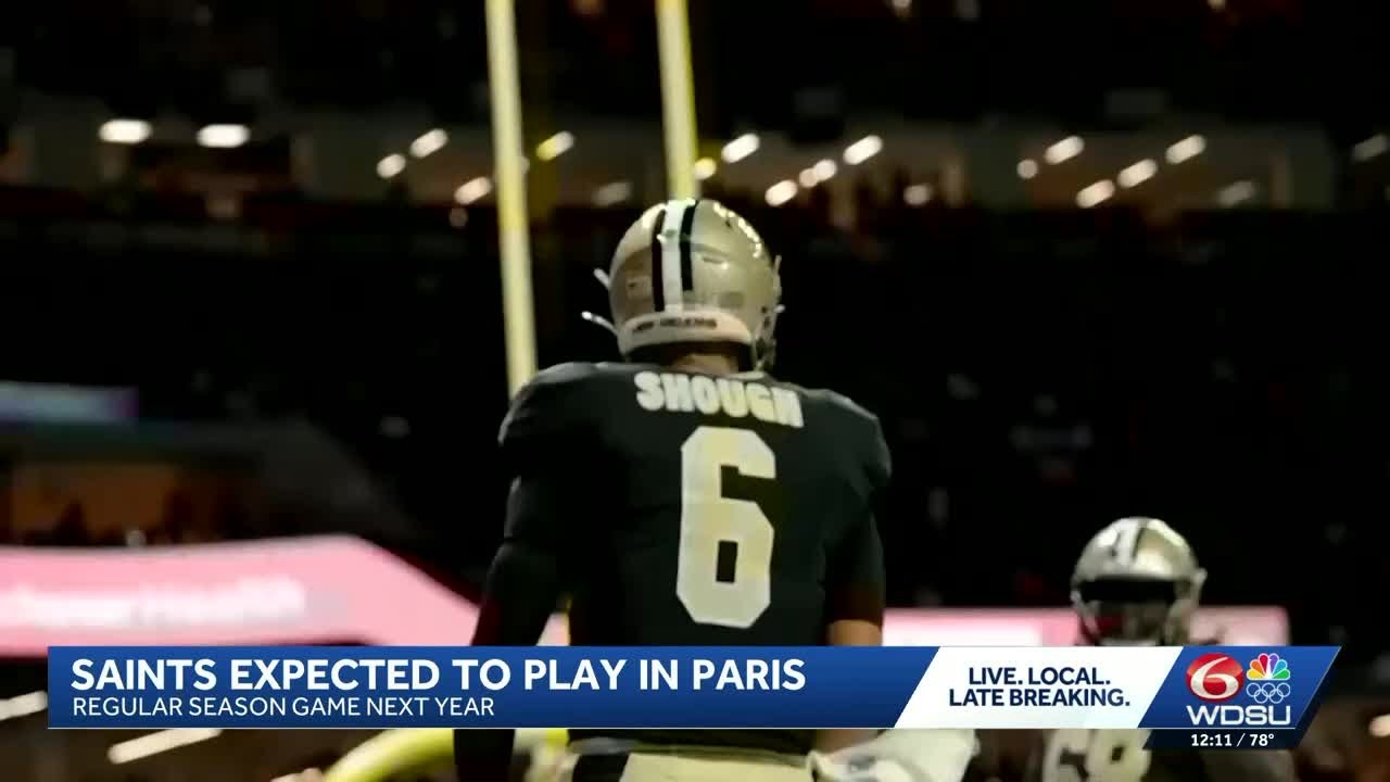 Saints expecting to play regular season game in Paris in 2026