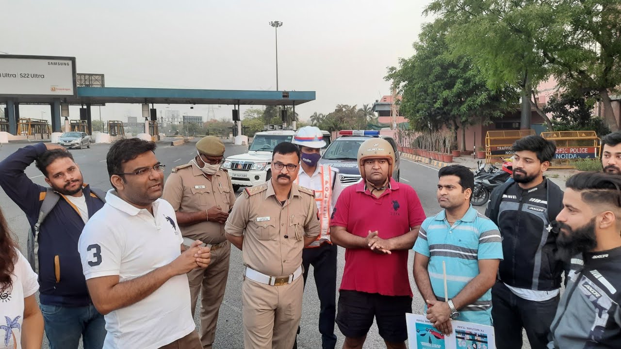 यह क्या हो गया आज 😨 ? DND Toll Par Commissioner of Police Noida & RTO Noida  Traffic Police ❤