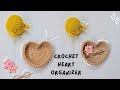 Crochet Heart Organizer Written Pattern In Description O 