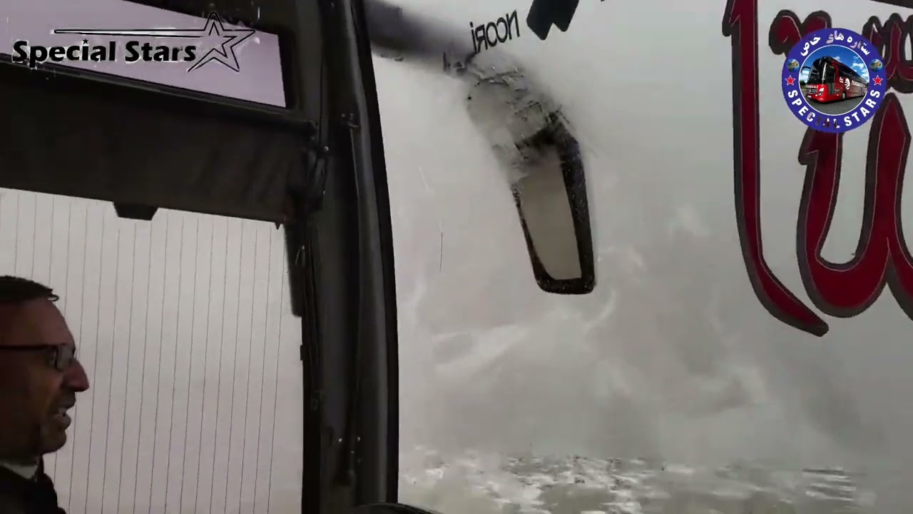 برفباری و طوفان شدید در ماه جواز 1404در سالنگ