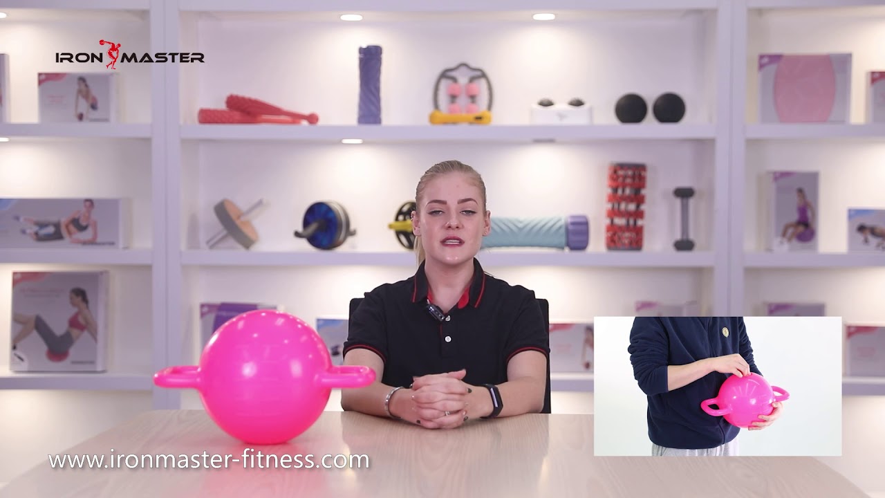 Comfortable Grip Water Filled Kettlebell for Yoga for Sportsman