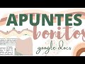Apuntes Bonitos en Google Docs✨ Fernanda