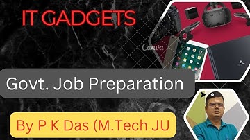 Government Contractual Job Preparation | ICT &BSK | IT Gadget  | Convolution Educare| PK Das