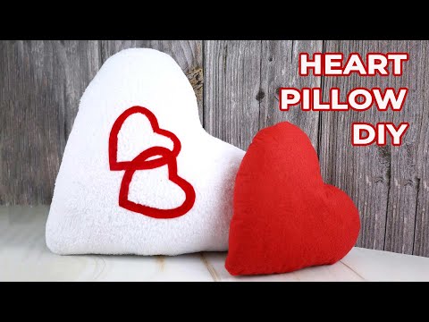 Video: Hur Man Syr En Hjärtformad Kudde