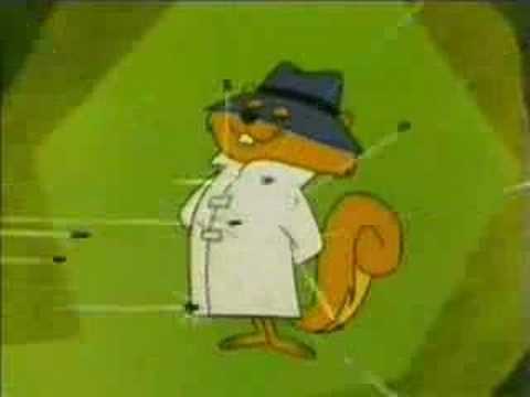 Secret Squirrel TV cartoon intro (1965)