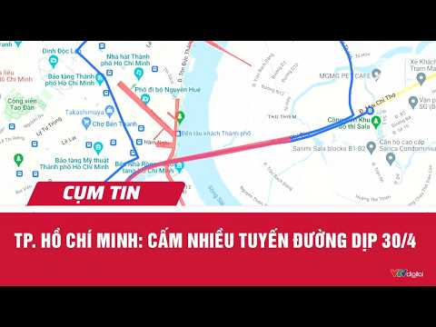 TP. Hồ Chí Minh: Cấm nhiều tuyến đường dịp 30/4 | Cụm tin | VTV24