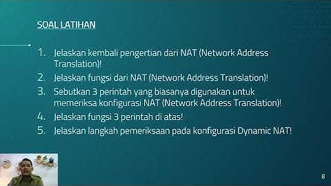 XII TKJ - Administrasi Infrastruktur Jaringan - Pemeriksaan Konfigurasi NAT