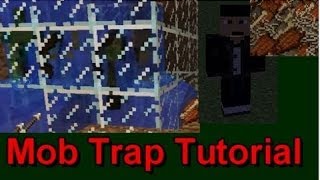 Minecraft Tutorial | Easy Mob Trap Build Part 3 1.8.6