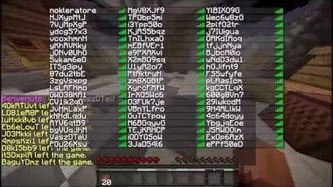 Spam Bot 2 . Bot attack DLCraft . Minecraft server . W3PUNiSH