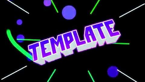 Template - After Effects [PAID] Awesome Blue/Colorful Intro!!