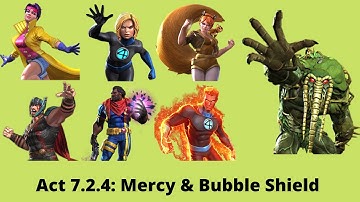 MCOC: Act 7.2.4 Mercy | Mutagenic Acceleration | Bubble Shield | Man-Thing Boss