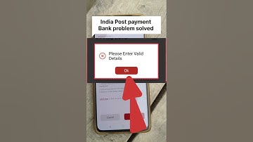 Please Enter Valid Details problem solved ✔️💯✔️#shorts #ippbmobilebanking #india_post_payment_bank