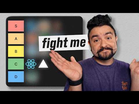 You're gonna hate this tier list.