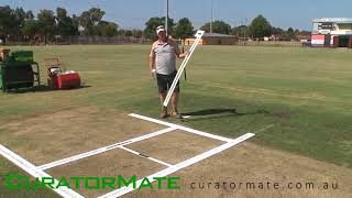 Curatormate/Cricket Crease Marking Stencil Kit