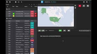 everviz Maps in Erizos Studio | OGraf Open Broadcast Graphics Integration