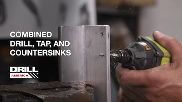 Combined Tap Drill and Countersinks by Drill America