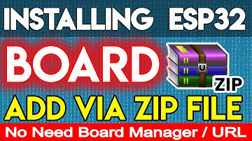 How to Install ESP32 Boards in Arduino IDE without Boards Manager / URL (Windows, Mac OS X, Linux)