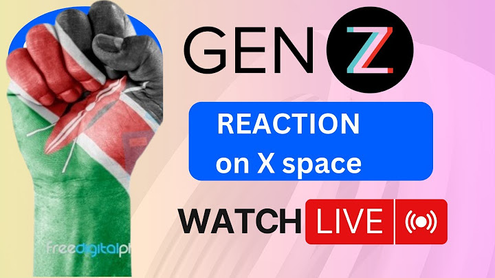 LIVE ON X SPACE: PRESIDENT RUTO ENGAGED FURIOUS GEN Z: THE WAY FORWARD!