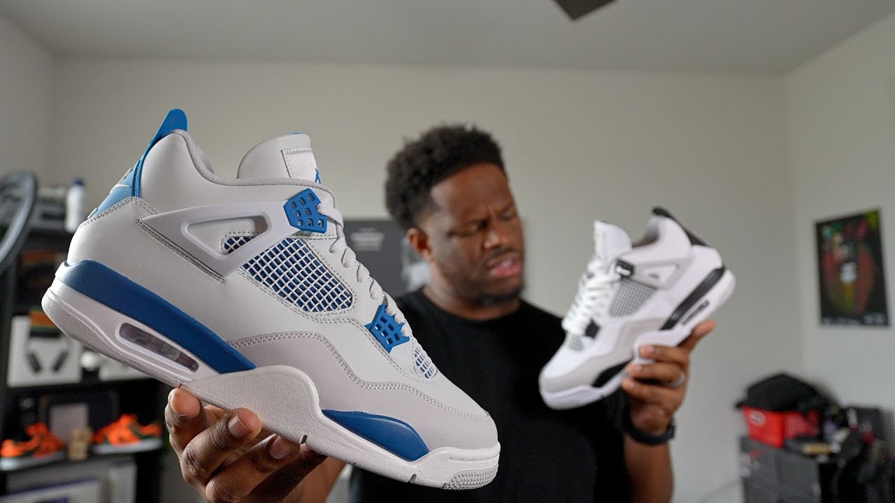 These didn't live up to the hype... | Jordan Retro 4 'Military Blue
