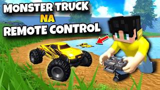 PINALIPAD KO ang REMOTE CONTROL na MONTER TRUCK sa MALIIT na ILOG sa Roblox