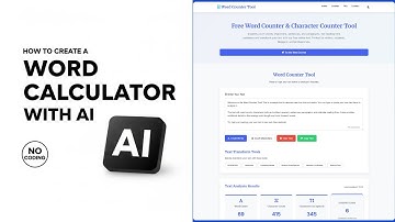 How to Create a Word Calculator Tool Website Using DeepSeek AI, ChatGPT & Gemini