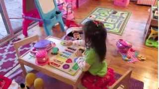 New Playroom Tour!! Toy Station Organization