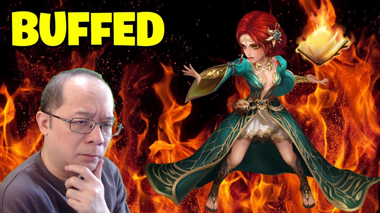 HOW TO RUNE FIRE TRISS? Trying out Buffed Fire TRISS (Summoners War)