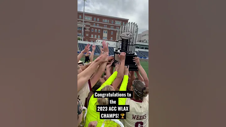 Boston College WLAX makes history with first ACC CHAMPIONSHIP! 🏆🥍