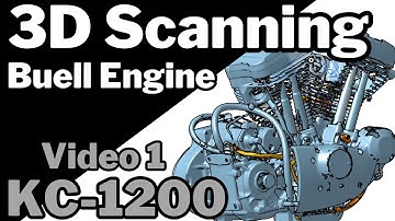 3D Scanning my Buell Engine into CAD /The beginning of the next custom motorcycle project.