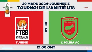 Tunisia vs. Djoliba AC I Tournoi international de l'Amitié U18 (Women) I @baskemali