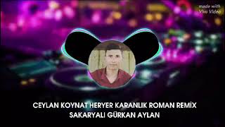 CEYLAN KOYNAT HER YER KARANLIK ROMAN REMİX 2023 (Sakaryalı Gürkan Aylan)#remix Resimi