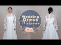 Wedding Dress Makeover Ep. 2 - Lace, Ruffles, and Chiffon!