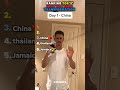Ranking Top 5 1 day vs 1 year transformation #Shorts