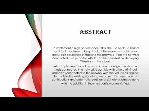 HIGH PERFORMANCE NETWORK INTRUSION DETECTION SYSTEM -TECHNOVANZITES - SIH 2019(SOFTWARE)