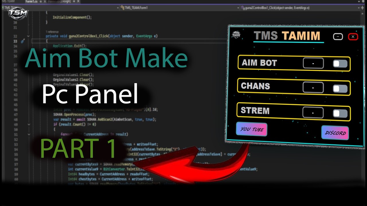 Панель AIMBOT в Free Fire на C# (2026) | Учебное пособие от А до Я + Быстрая инъекция | Visual St...